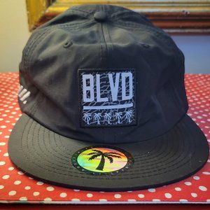 BLVD black snapback hat